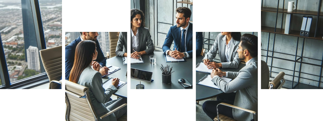 Group of peoples discussing in a meeting